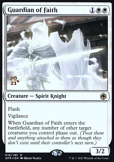 Guardian of Faith, Adventures in the Forgotten Realms Promos #18s, Magic: The Gathering card