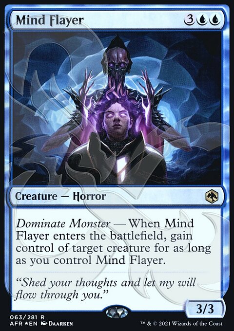 Mind Flayer, Adventures in the Forgotten Realms Promos #63a, Magic: The Gathering card