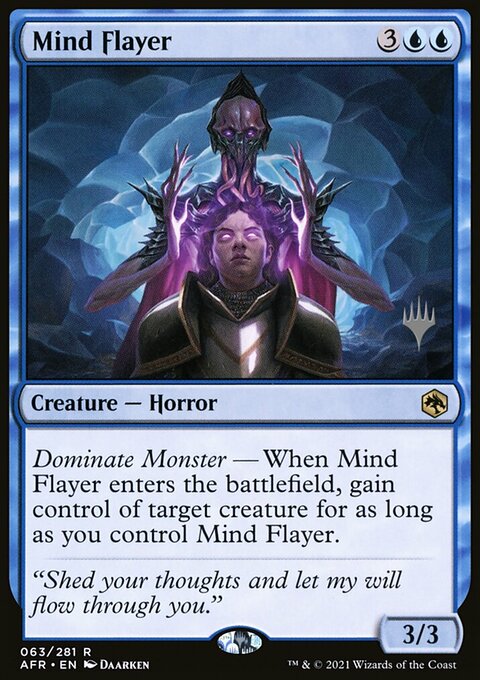 Mind Flayer, Adventures in the Forgotten Realms Promos #63p, Magic: The Gathering card