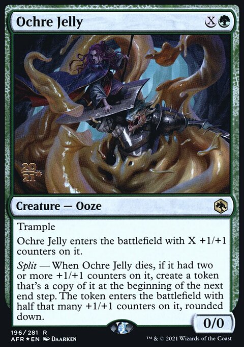 Ochre Jelly, Adventures in the Forgotten Realms Promos #196s, Magic: The Gathering card
