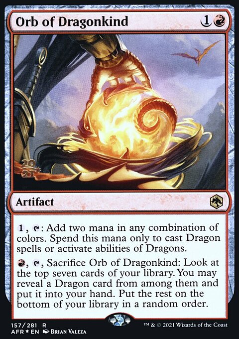 Orb of Dragonkind, Adventures in the Forgotten Realms Promos #157s, Magic: The Gathering card