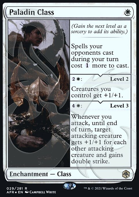 Paladin Class, Adventures in the Forgotten Realms Promos #29a, Magic: The Gathering card