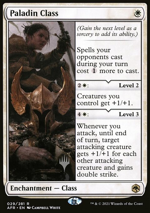 Paladin Class, Adventures in the Forgotten Realms Promos #29p, Magic: The Gathering card