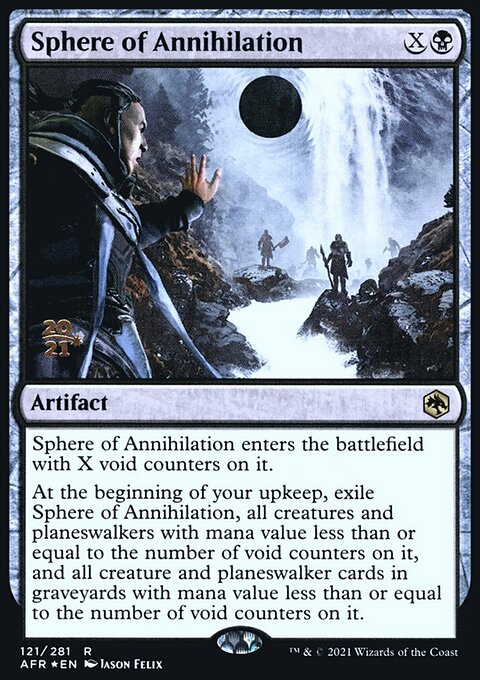 Sphere of Annihilation, Adventures in the Forgotten Realms Promos #121s, Magic: The Gathering card
