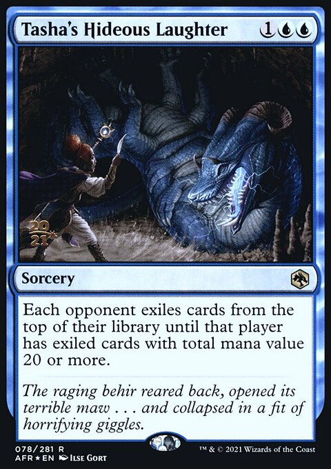 Tasha's Hideous Laughter, Adventures in the Forgotten Realms Promos #78s, Magic: The Gathering card