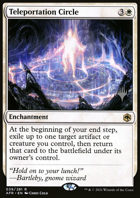 Teleportation Circle, Adventures in the Forgotten Realms Promos #39p, Magic: The Gathering card