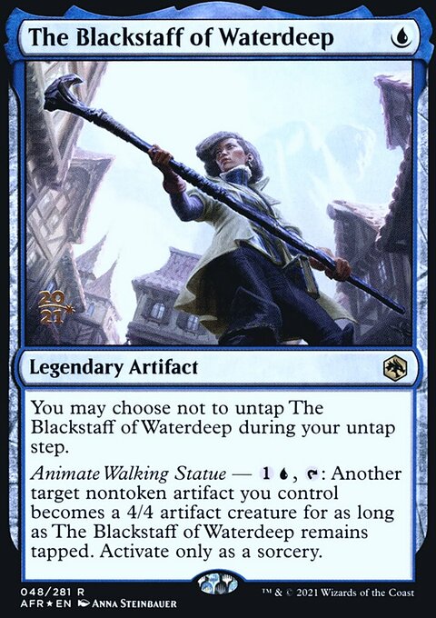 The Blackstaff of Waterdeep, Adventures in the Forgotten Realms Promos #48s, Magic: The Gathering card
