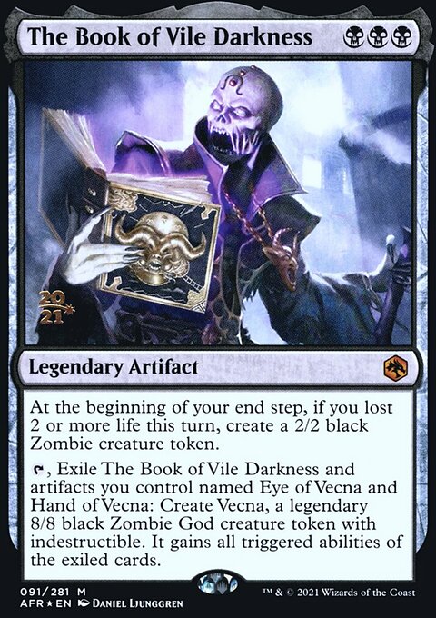 The Book of Vile Darkness, Adventures in the Forgotten Realms Promos #91s, Magic: The Gathering card