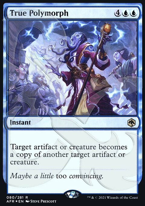 True Polymorph, Adventures in the Forgotten Realms Promos #80a, Magic: The Gathering card