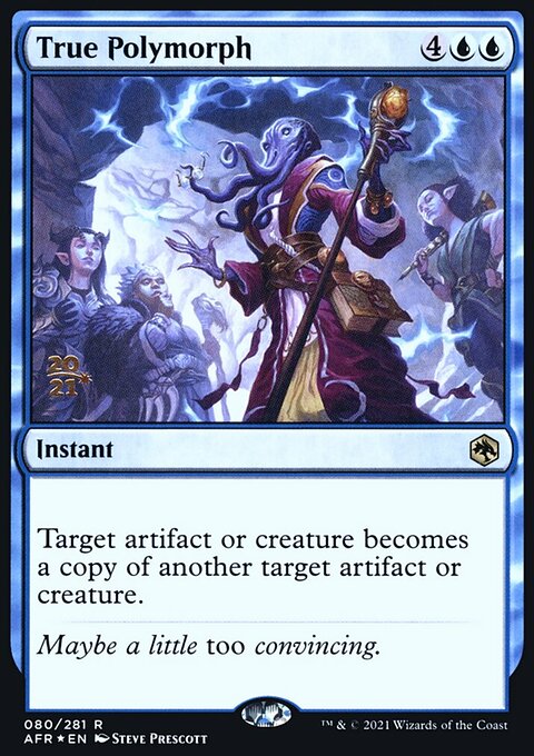 True Polymorph, Adventures in the Forgotten Realms Promos #80s, Magic: The Gathering card