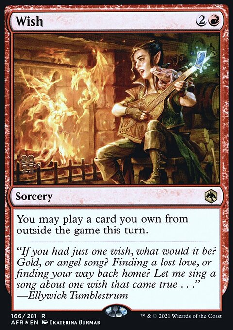 Wish, Adventures in the Forgotten Realms Promos #166s, Magic: The Gathering card