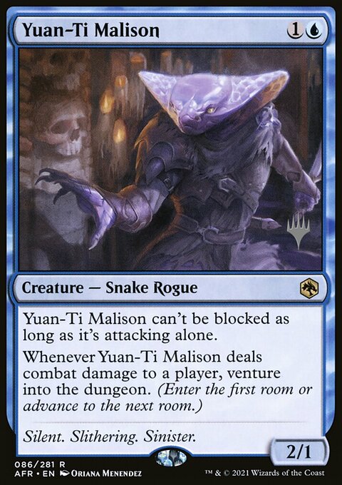 Yuan-Ti Malison, Adventures in the Forgotten Realms Promos #86p, Magic: The Gathering card