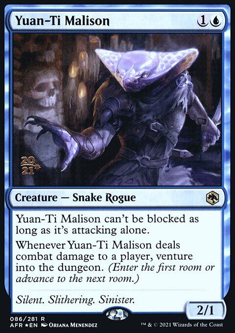 Yuan-Ti Malison, Adventures in the Forgotten Realms Promos #86s, Magic: The Gathering card