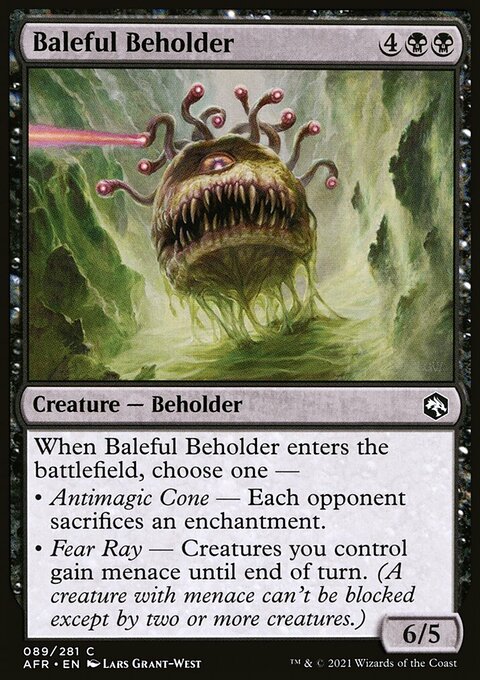 Baleful Beholder, Adventures in the Forgotten Realms #89, Magic: The Gathering card