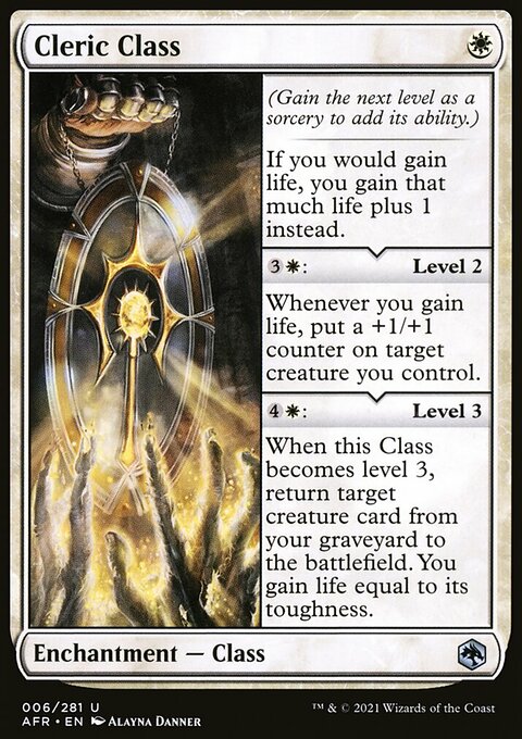 Cleric Class, Adventures in the Forgotten Realms #6, Magic: The Gathering card