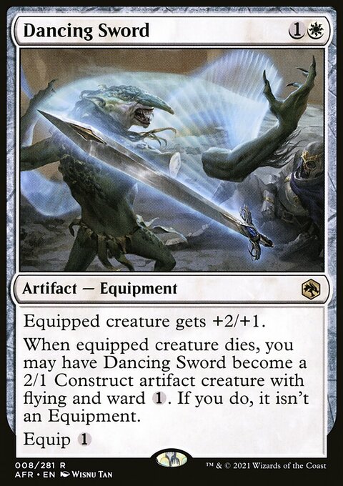 Dancing Sword, Adventures in the Forgotten Realms #8, Magic: The Gathering card