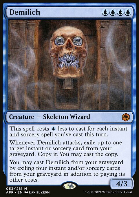 Demilich, Adventures in the Forgotten Realms #53, Magic: The Gathering card