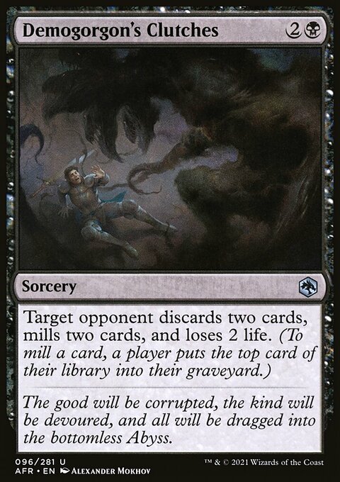 Demogorgon's Clutches, Adventures in the Forgotten Realms #96, Magic: The Gathering card