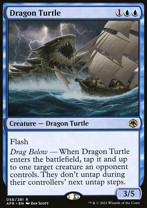 Dragon Turtle, Adventures in the Forgotten Realms #56, Magic: The Gathering card