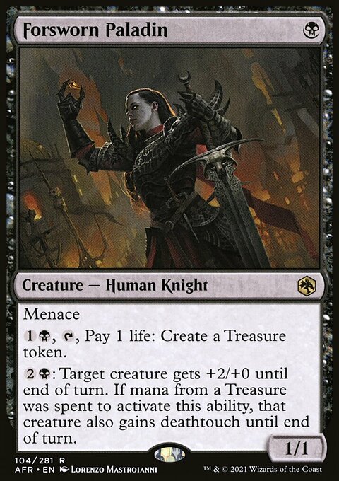Forsworn Paladin, Adventures in the Forgotten Realms #104, Magic: The Gathering card