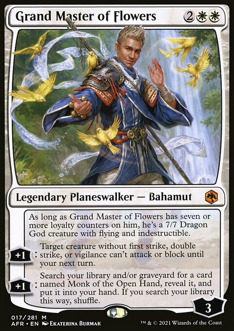 Grand Master of Flowers, Adventures in the Forgotten Realms #17, Magic: The Gathering card