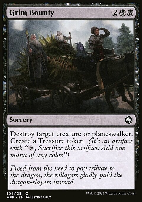 Grim Bounty, Adventures in the Forgotten Realms #106, Magic: The Gathering card