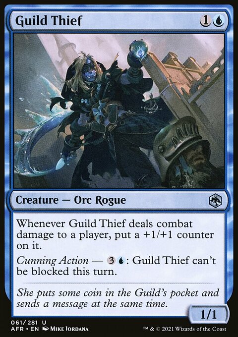 Guild Thief, Adventures in the Forgotten Realms #61, Magic: The Gathering card