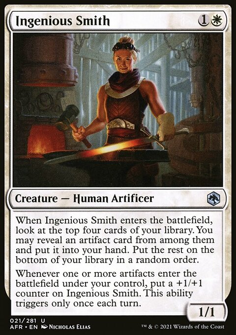 Ingenious Smith, Adventures in the Forgotten Realms #21, Magic: The Gathering card