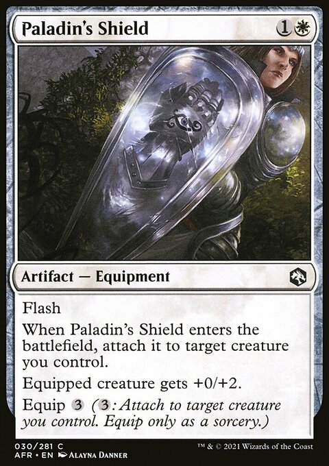 Paladin's Shield, Adventures in the Forgotten Realms #30, Magic: The Gathering card