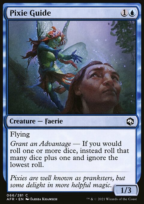 Pixie Guide, Adventures in the Forgotten Realms #66, Magic: The Gathering card