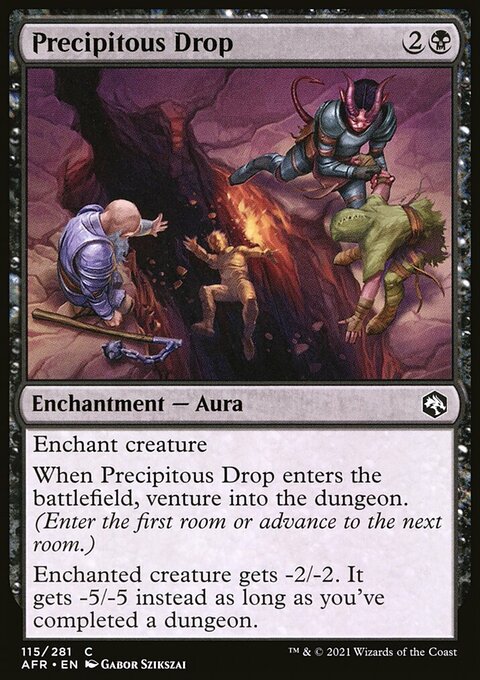 Precipitous Drop, Adventures in the Forgotten Realms #115, Magic: The Gathering card