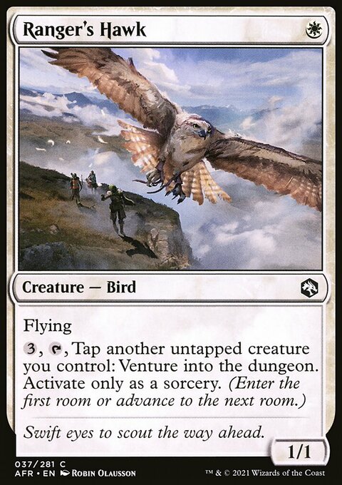 Ranger's Hawk, Adventures in the Forgotten Realms #37, Magic: The Gathering card