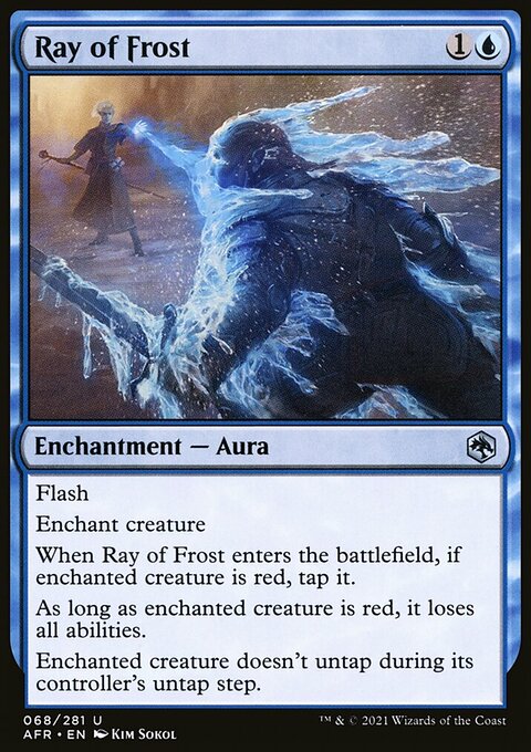 Ray of Frost, Adventures in the Forgotten Realms #68, Magic: The Gathering card