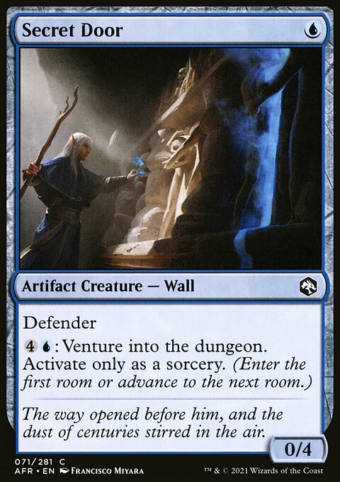 Secret Door, Adventures in the Forgotten Realms #71, Magic: The Gathering card