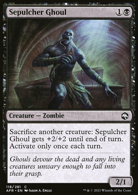 Sepulcher Ghoul, Adventures in the Forgotten Realms #118, Magic: The Gathering card