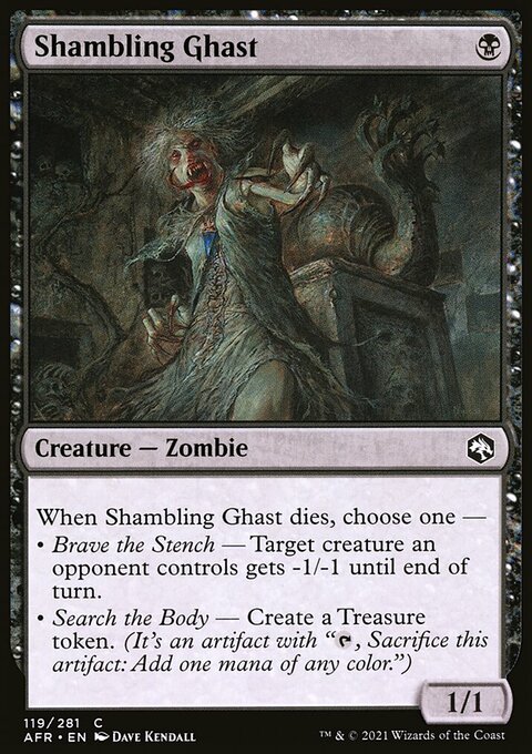 Shambling Ghast, Adventures in the Forgotten Realms #119, Magic: The Gathering card