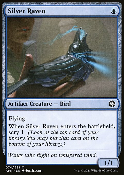 Silver Raven, Adventures in the Forgotten Realms #74, Magic: The Gathering card