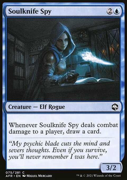 Soulknife Spy, Adventures in the Forgotten Realms #75, Magic: The Gathering card
