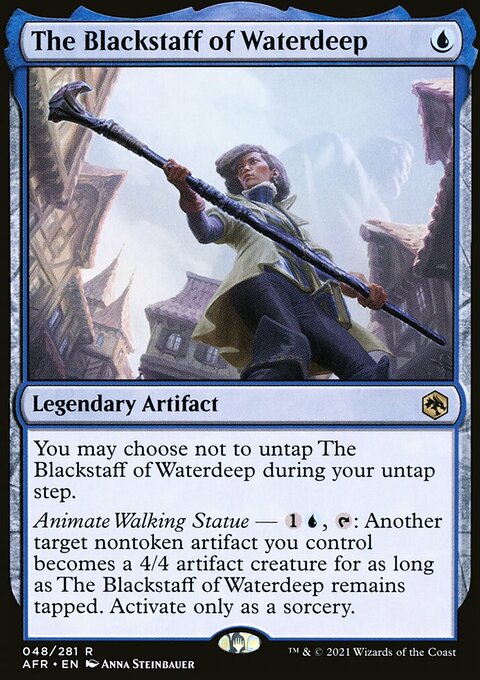 The Blackstaff of Waterdeep, Adventures in the Forgotten Realms #48, Magic: The Gathering card