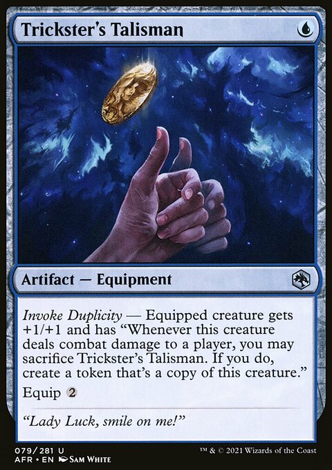 Trickster's Talisman, Adventures in the Forgotten Realms #79, Magic: The Gathering card