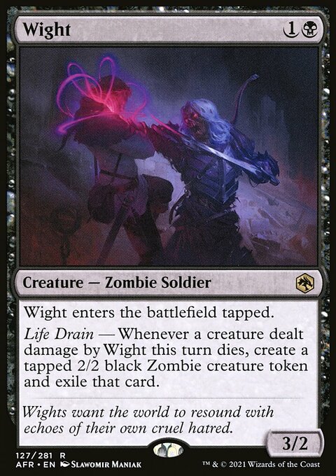 Wight, Adventures in the Forgotten Realms #127, Magic: The Gathering card