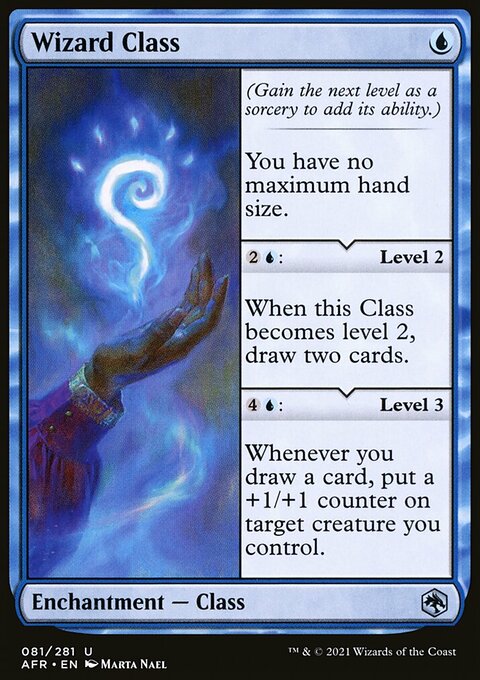 Wizard Class, Adventures in the Forgotten Realms #81, Magic: The Gathering card