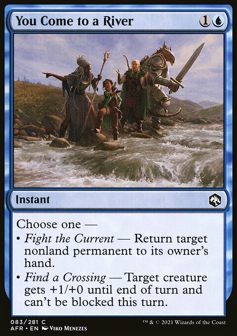 You Come to a River, Adventures in the Forgotten Realms #83, Magic: The Gathering card