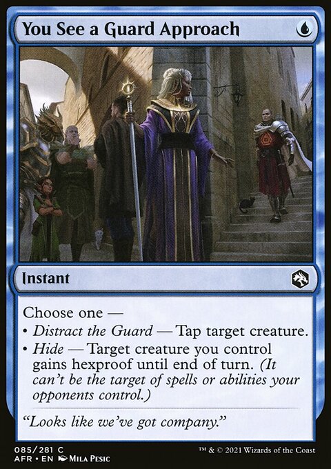 You See a Guard Approach, Adventures in the Forgotten Realms #85, Magic: The Gathering card