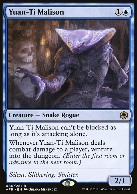 Yuan-Ti Malison, Adventures in the Forgotten Realms #86, Magic: The Gathering card