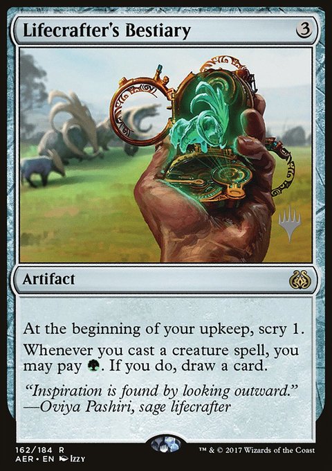 Lifecrafter's Bestiary, Aether Revolt Promos #162p, Magic: The Gathering card