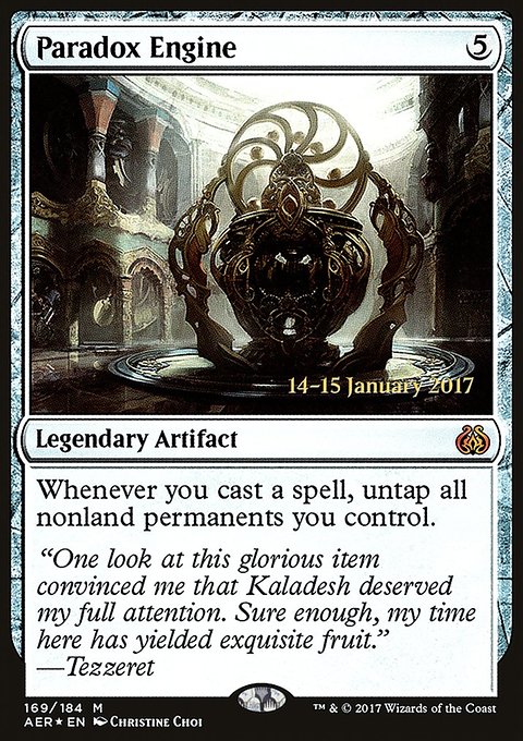 Paradox Engine, Aether Revolt Promos #169s, Magic: The Gathering card