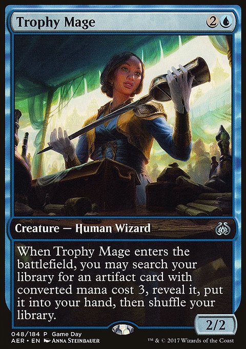 Trophy Mage, Aether Revolt Promos #48, Magic: The Gathering card