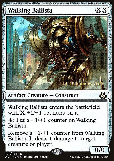 Walking Ballista, Aether Revolt Promos #181s, Magic: The Gathering card