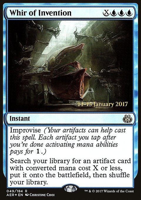 Whir of Invention, Aether Revolt Promos #49s, Magic: The Gathering card